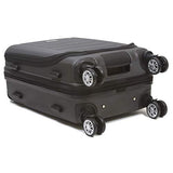 Dejuno Compact Hardside 20-Inch Carry-on Luggage with Laptop Pocket - Charcoal