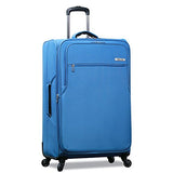 Dejuno The Asana Softside Lightweight Spinner, Blue