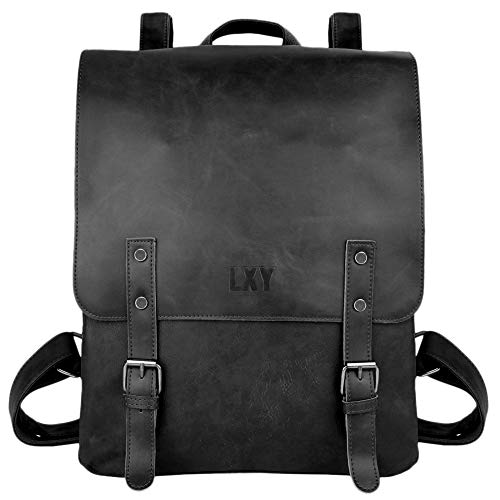 Shop LXY Vegan Leather Backpack Vintage Lapto – Luggage Factory