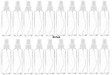 20 pack 60ml 2OZ Extra Fine Mist Mini Spray Bottles with Atomizer Pumps- for Essential Oils Travel Perfume Bulk Portable Makeup PP/PET Refillable Plastic