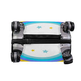 GIOVANIOR Love Rainbow Unicorn Luggage Cover Suitcase Protector Carry On Covers