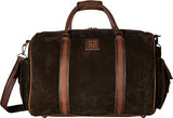 STS Ranchwear Unisex Heritage Duffel Bag Chocolate Suede/Tornado Brown One Size