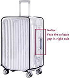 Luggage Protector Suitcase Cover PVC Waterproof Travel Suitcase Fits Most 20" to 30"(20")