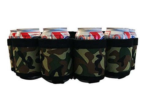 BEERBONG .COM Beer Belt Insulated with Inside Money Holder Zipper Pocket Plus Extra Pocket for Phone or Smokes Quality Made! (6 Colors to Choose from) (Camo)