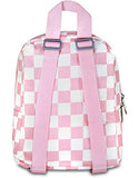 Dickies Mini Fashion Backpack, Pink/White Checker, One Size