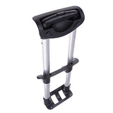 Baoblaze Portable Folding Luggage Handle Suitcase Aluminium Alloy Rod Trunk Drawbar For Delsey -