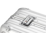 Rimowa Topas IATA Carry on Luggage 21" Inch Multiwheel 32L TSA Lock Spinner Suitcase Silver