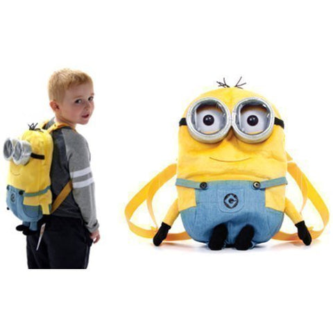 Despicable Me 2 Minion School Roller Backpack Large Rolling Bag 16 inches  Oops!