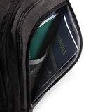 ORIGINAL PENGUIN Men's Ethan Wheeled Under The Seat Carry On Bag, Black Crosshatch