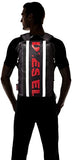 Diesel Men's Sportydiesel F-Sporty Back, Black/Tango red/White, UNI