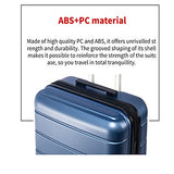 3 Piece Set Luggage Sets Women Men Teens Travel Suitcase with Lightweight TSA Lock Spinner, Home Outdoor Carry On Luggage with 4 Double Silent Wheels Adjustable Handle 20in 24in 28in, Blue