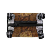 Luggage Cover Old Compass On Vintage Map Travel Case Suitcase Cover Bag Protector 3D Print Design