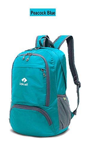 Lightweight Backpack Daypack, Idealtech Foldable Durable Packable Water Resistant Outdoor Travel