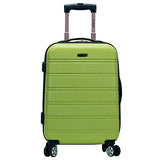 Rockland Melbourne 20 Inch Expandable Abs Carry On Luggage, Lime, One Size