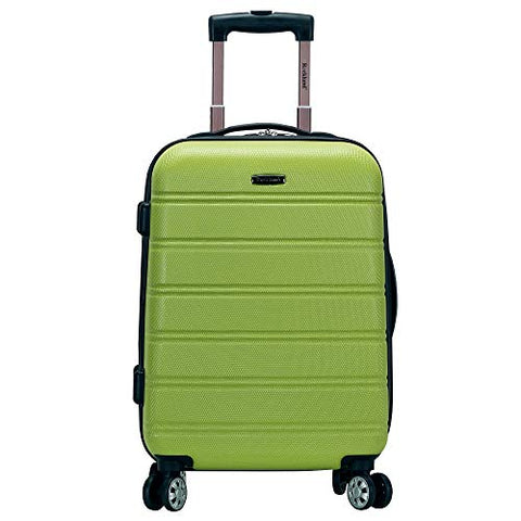 Rockland Melbourne 20 Inch Expandable Abs Carry On Luggage, Lime, One Size