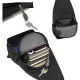 Sai-lor Mo-on Chest Bag Casual Sling Backpack Hiking Daypack Convertible Shoulder Pack