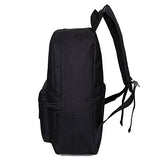 Bibitime Black Teen Backpacks For High School Girls Music Fans Hansung Bookbags
