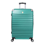 World Traveler Expedition 3-Piece Hardside Spinner Luggage Set, Green