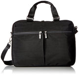 Baggallini Slim Laptop Brief, Black/Charcoal