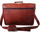 Vintage Couture 18 Inch Genuine Business Leather Laptop Messenger Bag