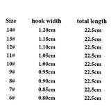 LIZHOUMIL 4Pcs Explosion Luminous Beads Fishing Hook Fishing Lure Bait Trap Feeder Cage Sharp Fishing Hook with Springs 9# (a Box of 2 Total 2 Boxes)