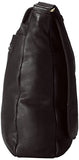 Derek Alexander Large 3/4 Flap Unisex Messenger Bag, Black, One Size