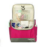 Fakeface Large Waterproof Nylon Mesh Toiletry Bag Tote Travel Makeup Cosmetics Portable Organizer