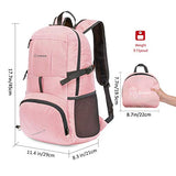 ZOMAKE Lightweight Packable Travel Backpack, 35L Water Resistant Hiking Daypack Foldable Backpack for Women Men, Outdoor Camping
