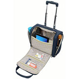 London Fog Knightsbridge II 15" 2-Wheel Under The Seat Bag, Sapphire