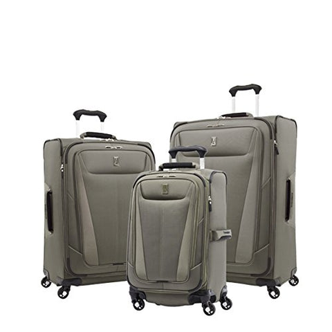 Travelpro Luggage Maxlite 5 | 3-Pc Set | 21" Carry-On, 25" & 29" Exp. Spinners (Slate Green)