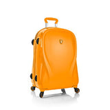 Heys Xcase 2G Atomic Tangerine 26" Spinner Luggage, 100% Polycarbonate