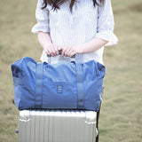 VanFn Foldable Travel Duffel Bag, Sports Duffels Gym Bag, Rainproof Nylon Totes, Sports Shoulder Handbag, Lightweight Duffle Bags For Women & Men, Outdoor Weekend Bag, P.Travel Series (Blue)