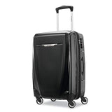 Samsonite Winfield 3 Dlx Hardside Carry On Luggage With Double Spinner Wheels, 20-Inch, Black