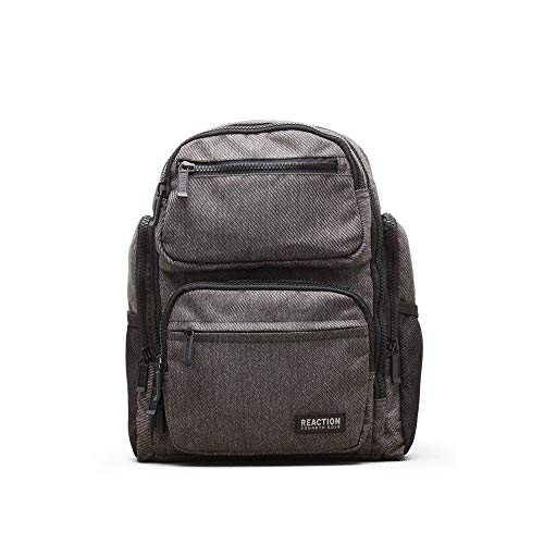 Kenneth Cole Reaction Heathered-Twill 600D Polyester Dual Compartment 15.0” Computer Travel