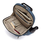 Pacsafe Men's Metrosafe X Anti Theft 20L Backpack-with Padded 15" Laptop Sleeve, Dark Denim, 20.5 Liter
