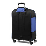 Travelpro Bold 26” Expandable Checked Luggage Spinner, Lightweight, Rugged, Blue/Black