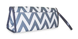 Ever Moda Grey Chevron Flat Iron Travel Case (Grey)