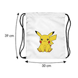 Olss-Original Shoulder Bag Pumping Rope Backpack Pokemon Go! Pattern Printed Bundle Mouth Single