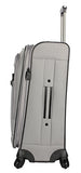 Nicole Miller New York Coralie Collection 28" Expandable Upright Luggage Spinner (Gray)