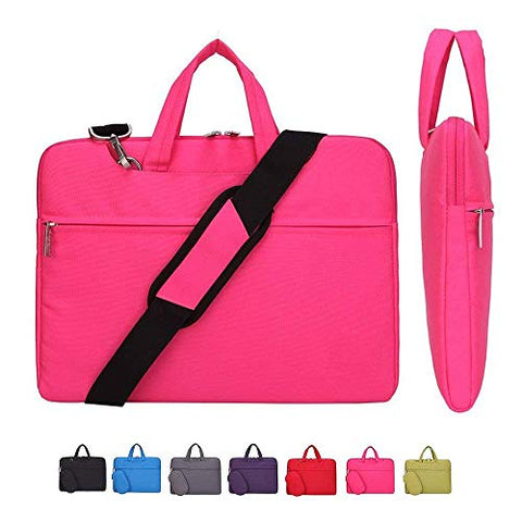 Laptop Case, Laptop Shoulder Bag, CROMI Simplicity Slim Lightweight Briefcase Commuter Bag Business