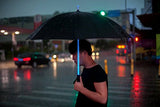 LED Umbrella - Lightsaber Laser Sword Light up Umbrella with 7 Color Changing On the Shaft/Built in Torch at Bottom by Bestkee (Black)