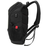 KINGSLONG Laptop Backpack 17-17.3 Inch Gaming Backpack with USB Charger Port Rain Cover