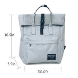 ABage Unisex 15 Inch Laptop Backpack Lightweight College Bag Book Bag Travel Daypack,Light Grey