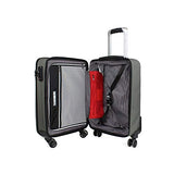 Cloe Carry-On 20 inch Water-Resistant Luggage with 360º-spinner wheels in Olive Green Color