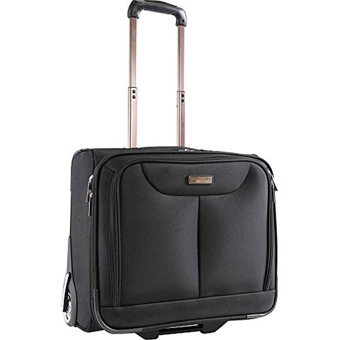 Pacific Coast Rolling Laptop Business Briefcase, Black