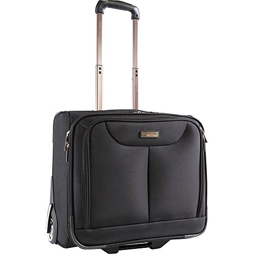 Pacific Coast Rolling Laptop Business Briefcase, Black