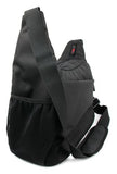 Duragadget Premium Quality Water-Resistant Delux Shoulder Messenger Bag In Black & Orange For The