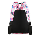 Lightweight Canvas Backpack For Women, Teens And Kids (Elephant Pink Small V2)