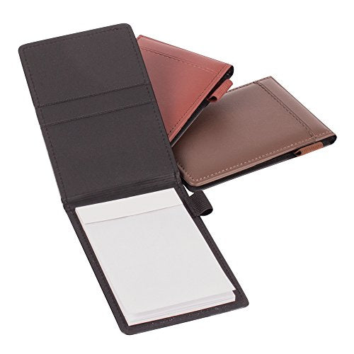 Bugatti Writing Case, Synthetic Leather, Blk-Brn-Red