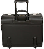 Wheeled Pilot Case Rolling 17.3" Laptop Roller Bag Briefcase Hand Luggage Flight Cabin